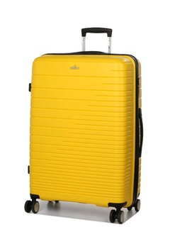 Велика валіза Madisson (Snowball) 33703 з поліпропілену на 101 л вагою 4,3 кг Жовта